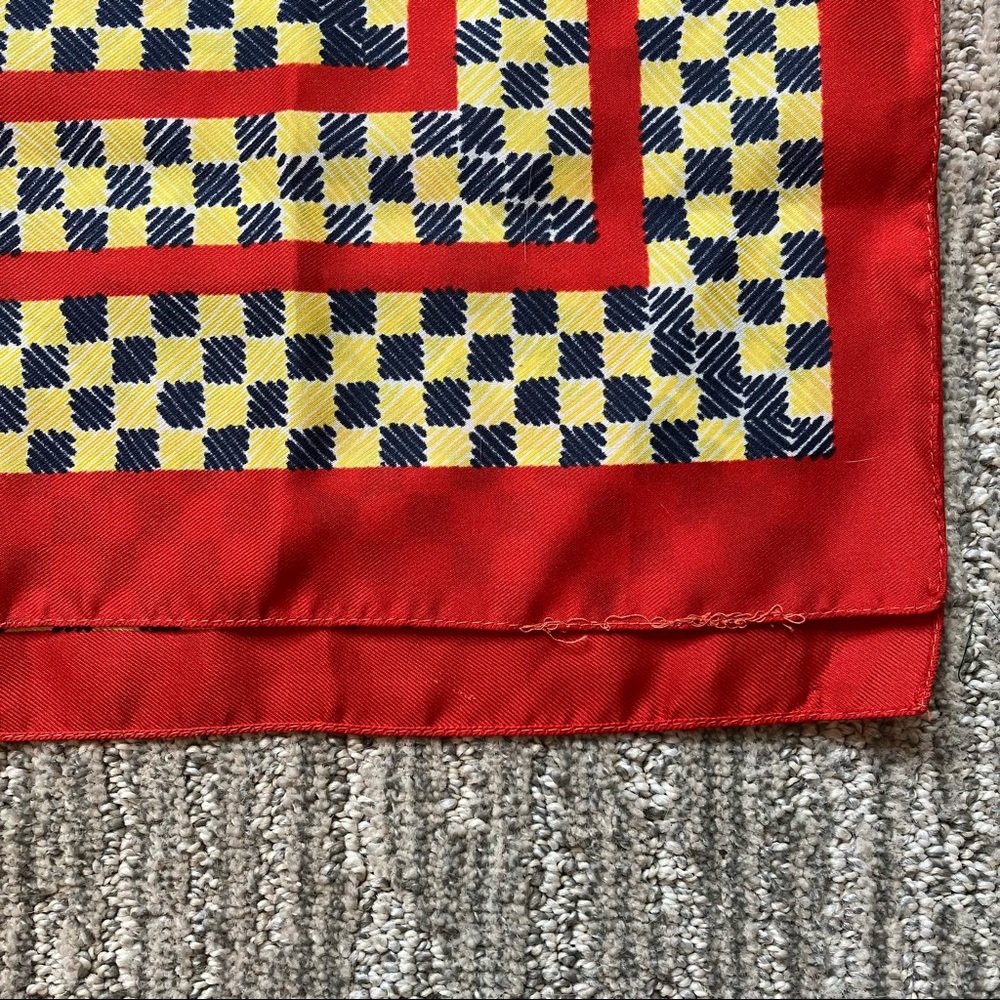 Vintage Ray Strauss square scarf, made in Italy - Picture 7 of 11